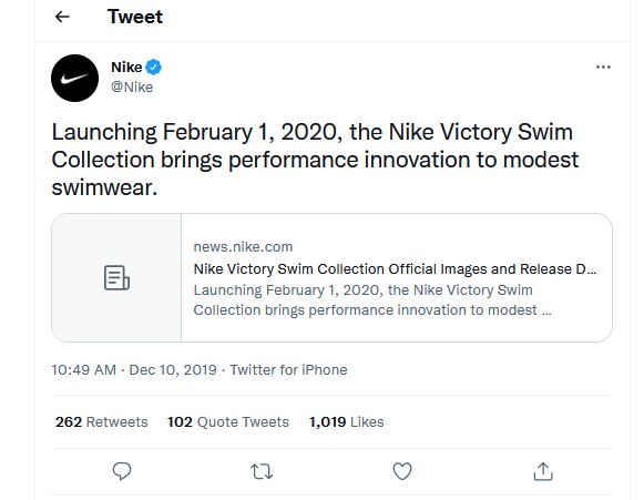 Nike victory swim collection