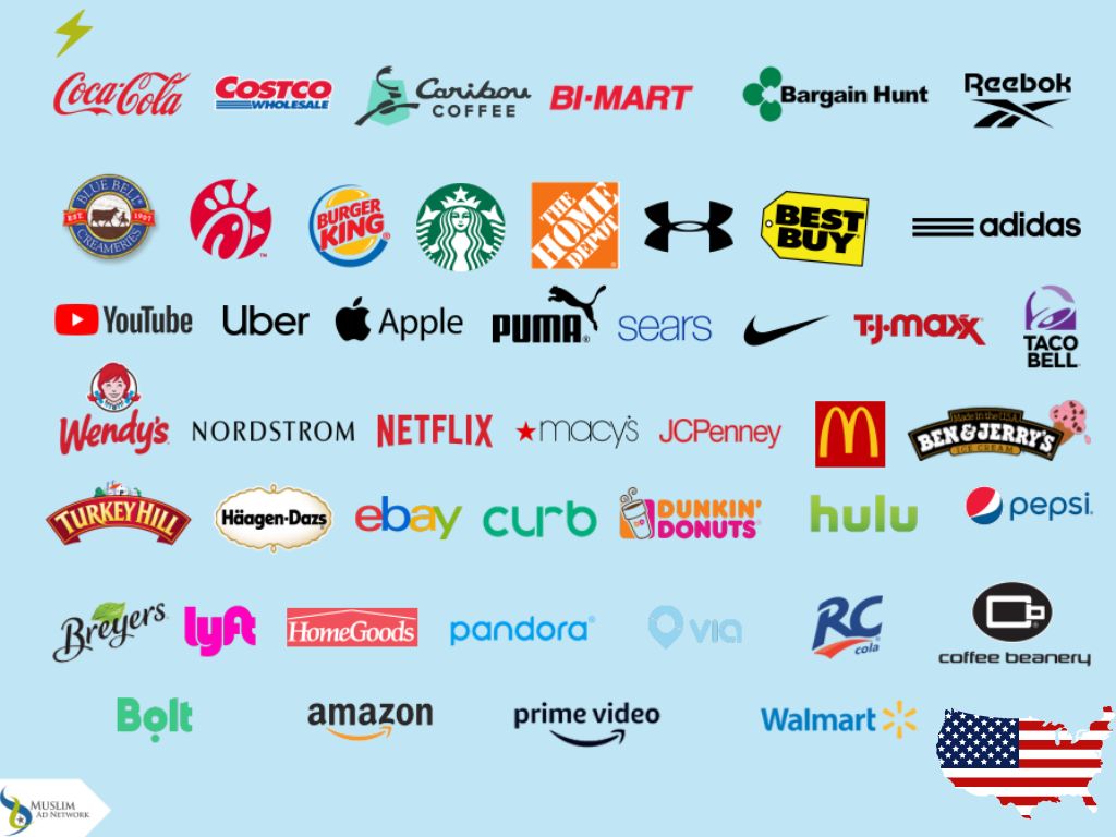 US Muslim consumers choose between 47 brand rivals.